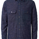 Sobrecamisa denim con relleno acolchada - ECRU