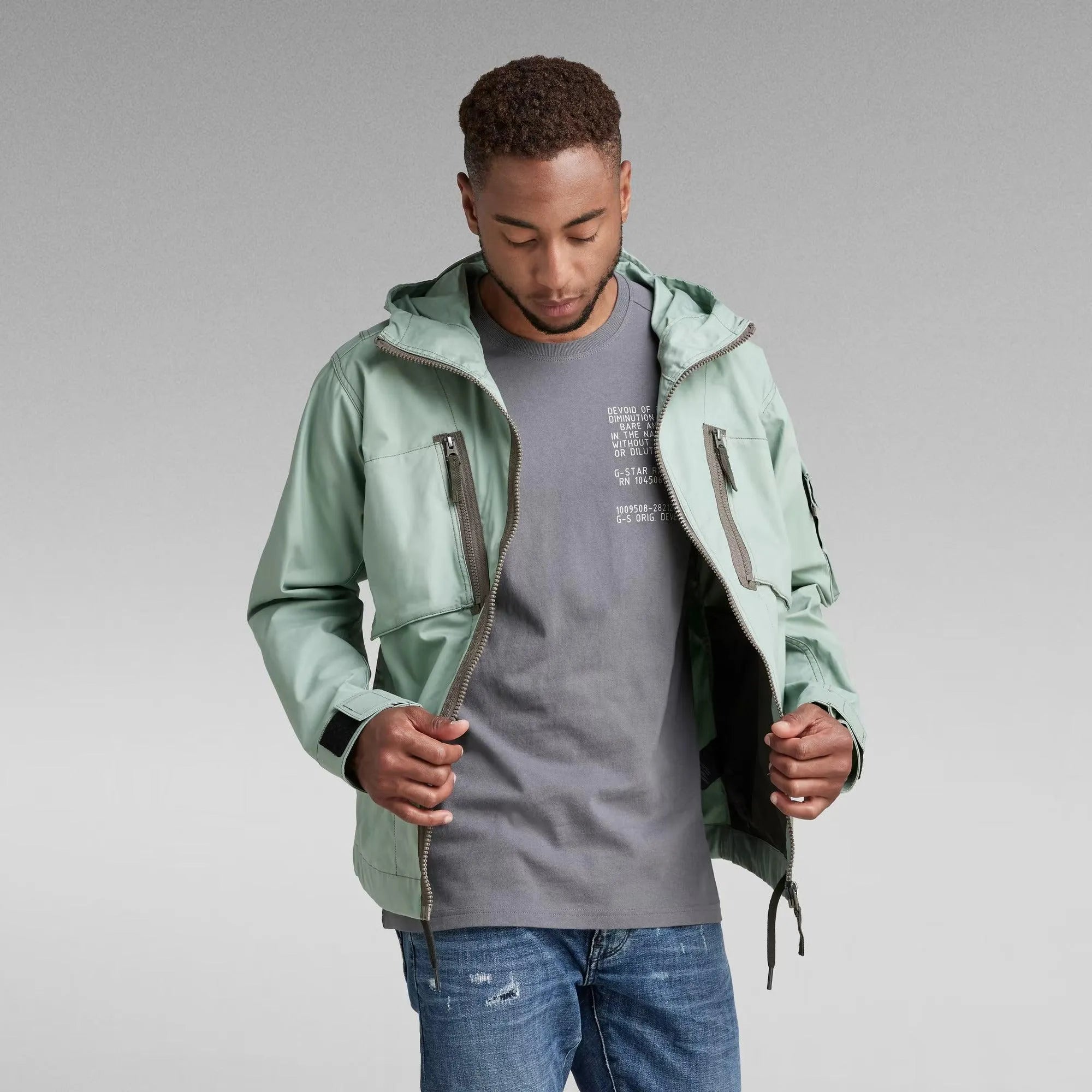 Sobrecamisa Hooeded Sporty - ECRU