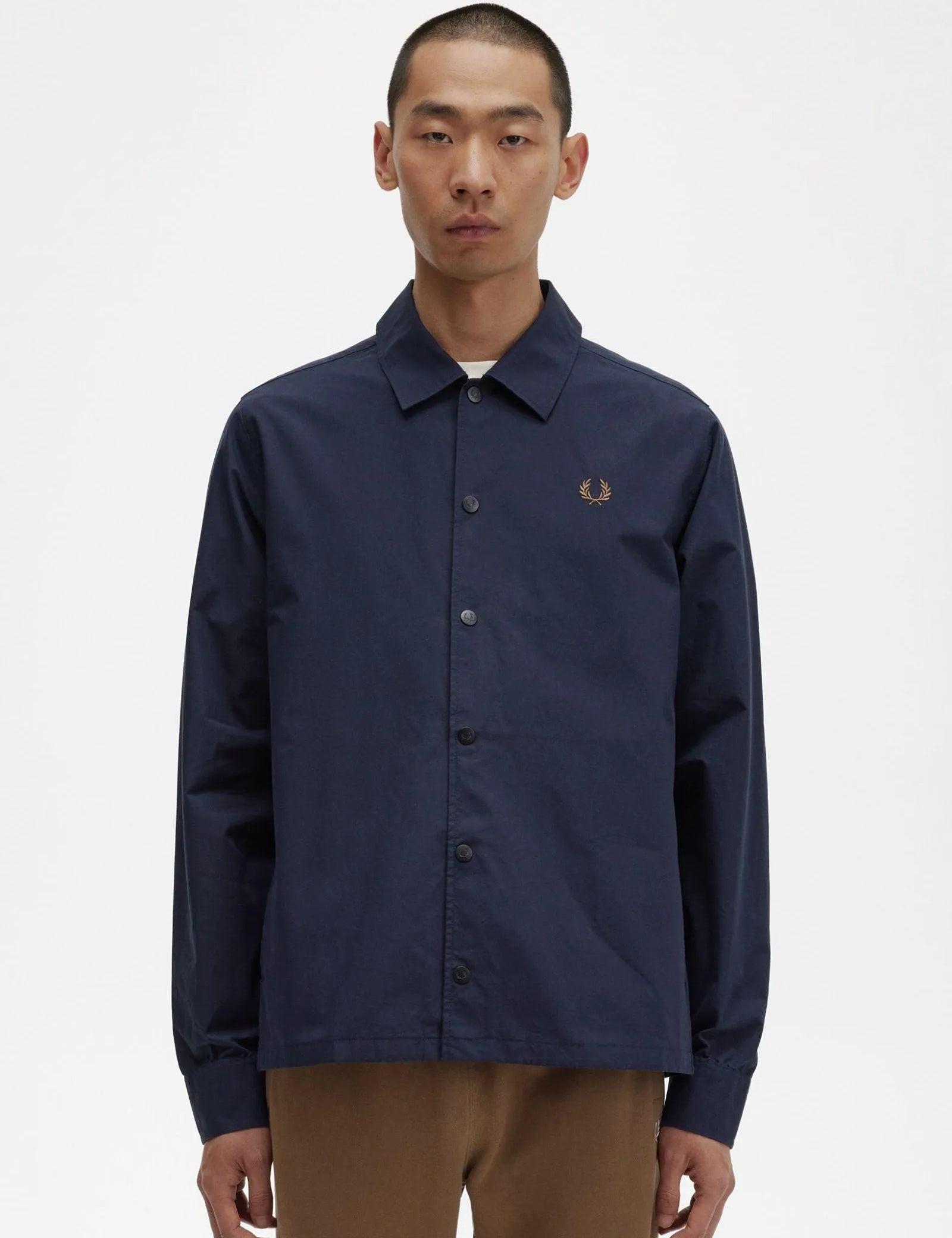 Sobrecamisa Ligera Fred Perry - ECRU