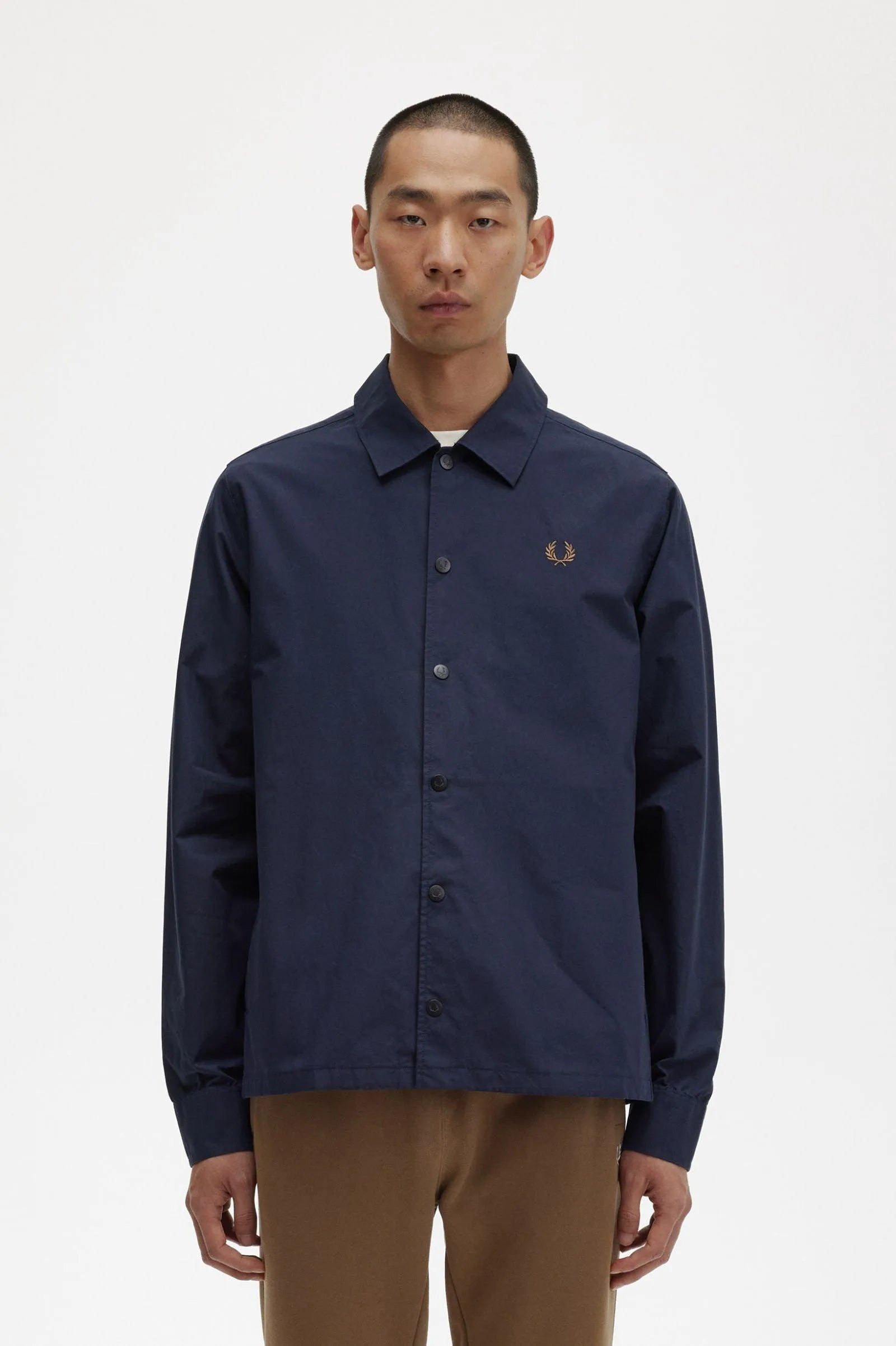 Sobrecamisa Ligera Fred Perry - ECRU