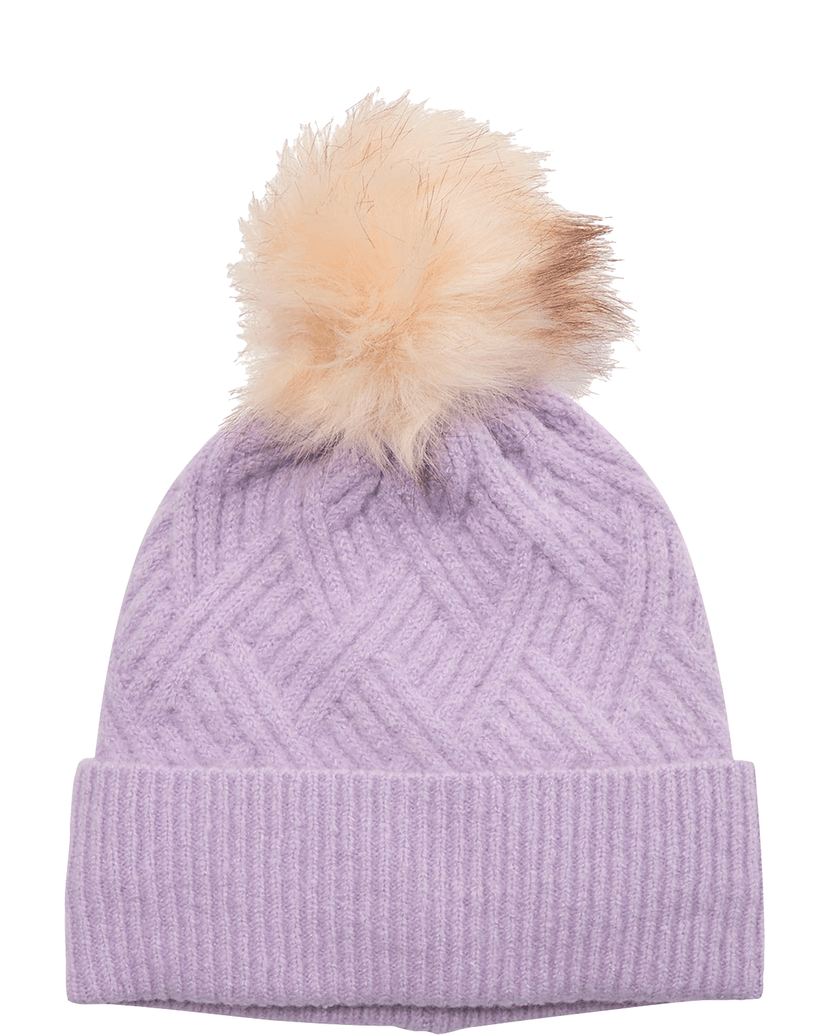 Sombrero de punto nucable - lilac breeze - ECRU