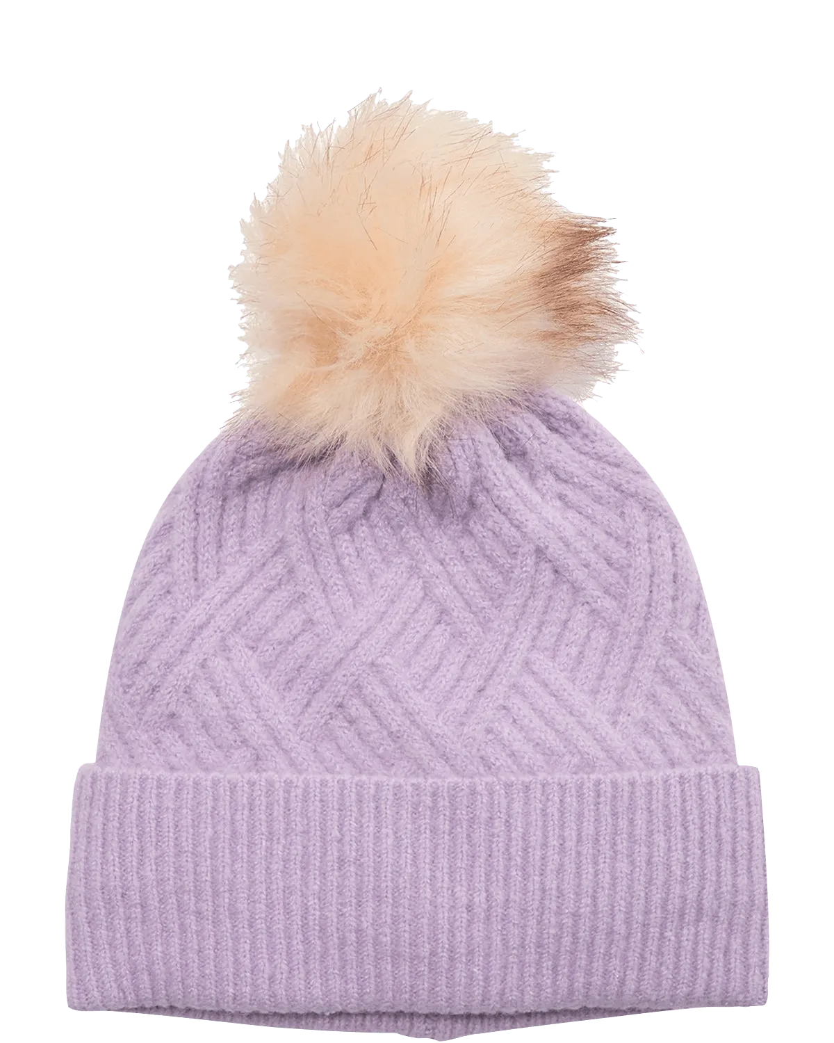 Sombrero de punto nucable - lilac breeze - ECRU