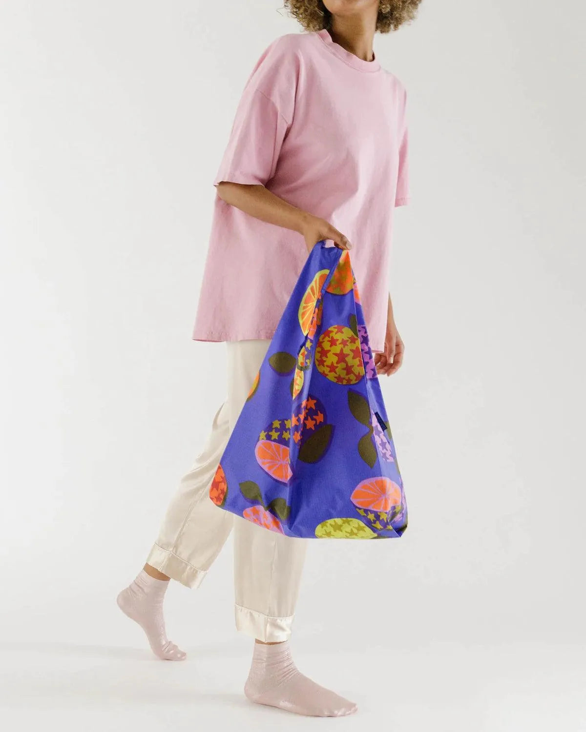 Standard Baggu Grapefruit Collage - ECRU