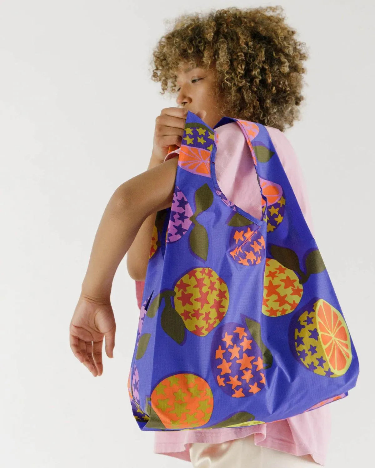 Standard Baggu Grapefruit Collage - ECRU