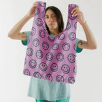 Standard Baggu Raspberry Happy - ECRU