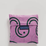Standard Baggu Raspberry Happy - ECRU