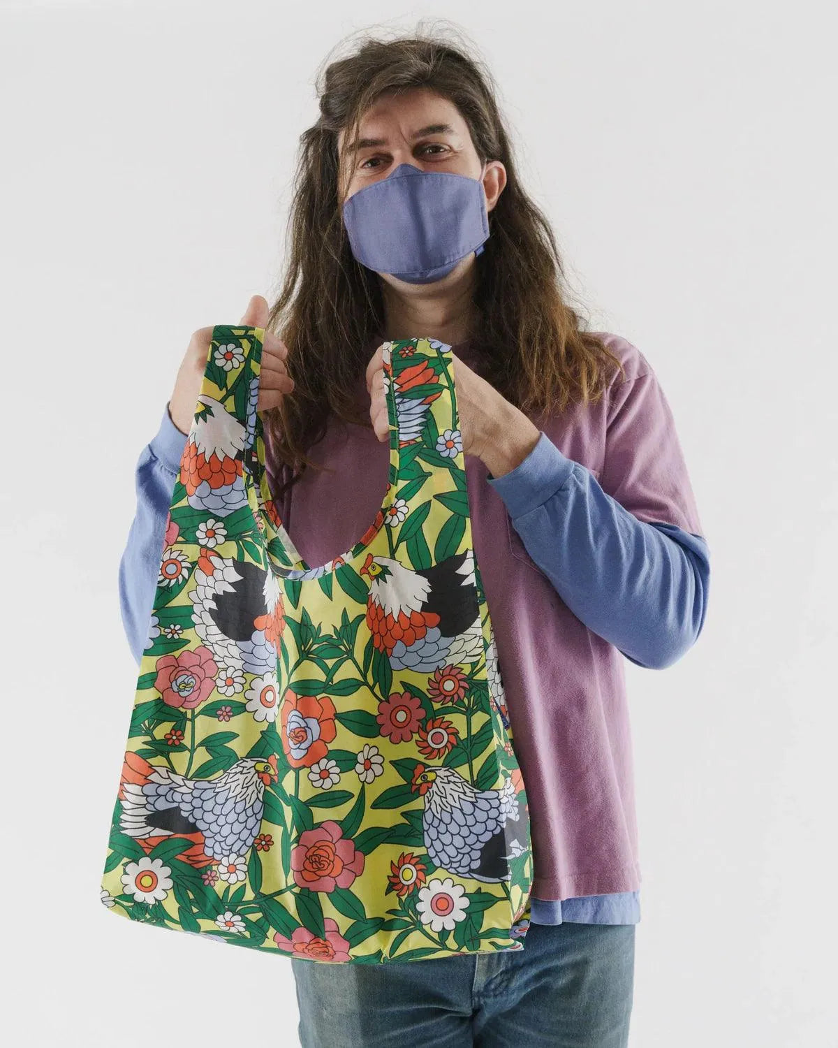 Standard Baggu Rose Hen - ECRU