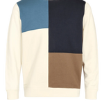 Sudadera Akallen Colorblock Terry Tofu - ECRU