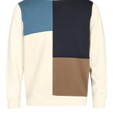 Sudadera Akallen Colorblock Terry Tofu - ECRU