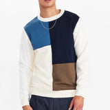 Sudadera Akallen Colorblock Terry Tofu - ECRU