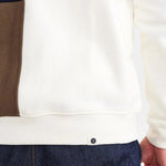 Sudadera Akallen Colorblock Terry Tofu - ECRU