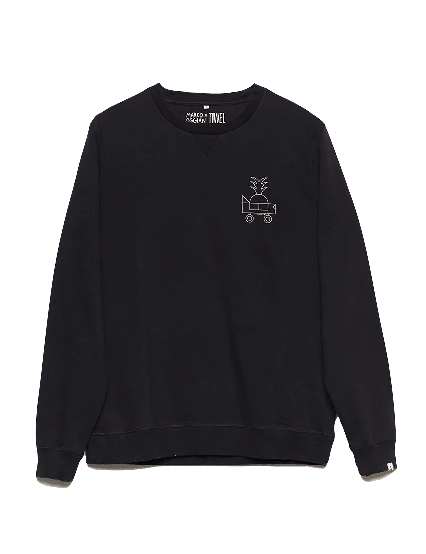 Sudadera Black Car By Oggian - ECRU