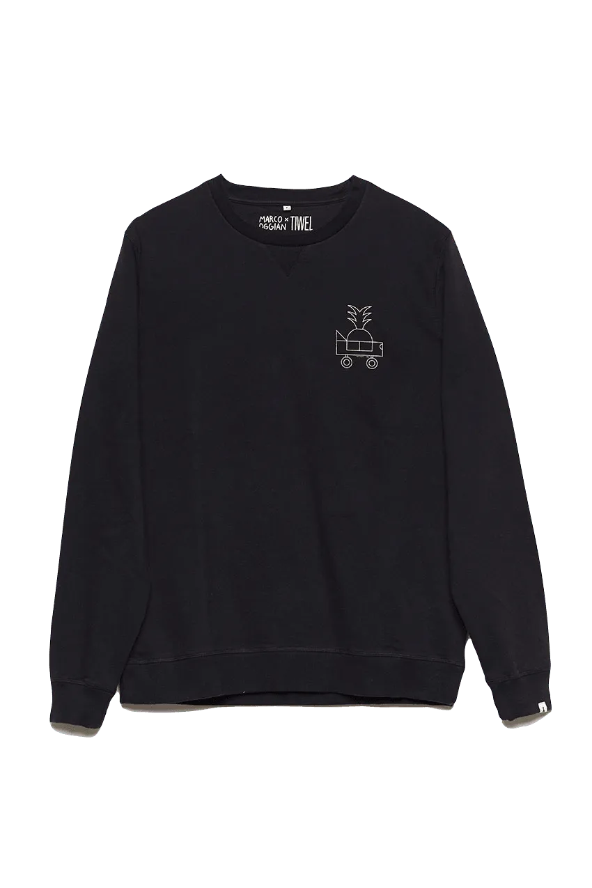 Sudadera Black Car By Oggian - ECRU