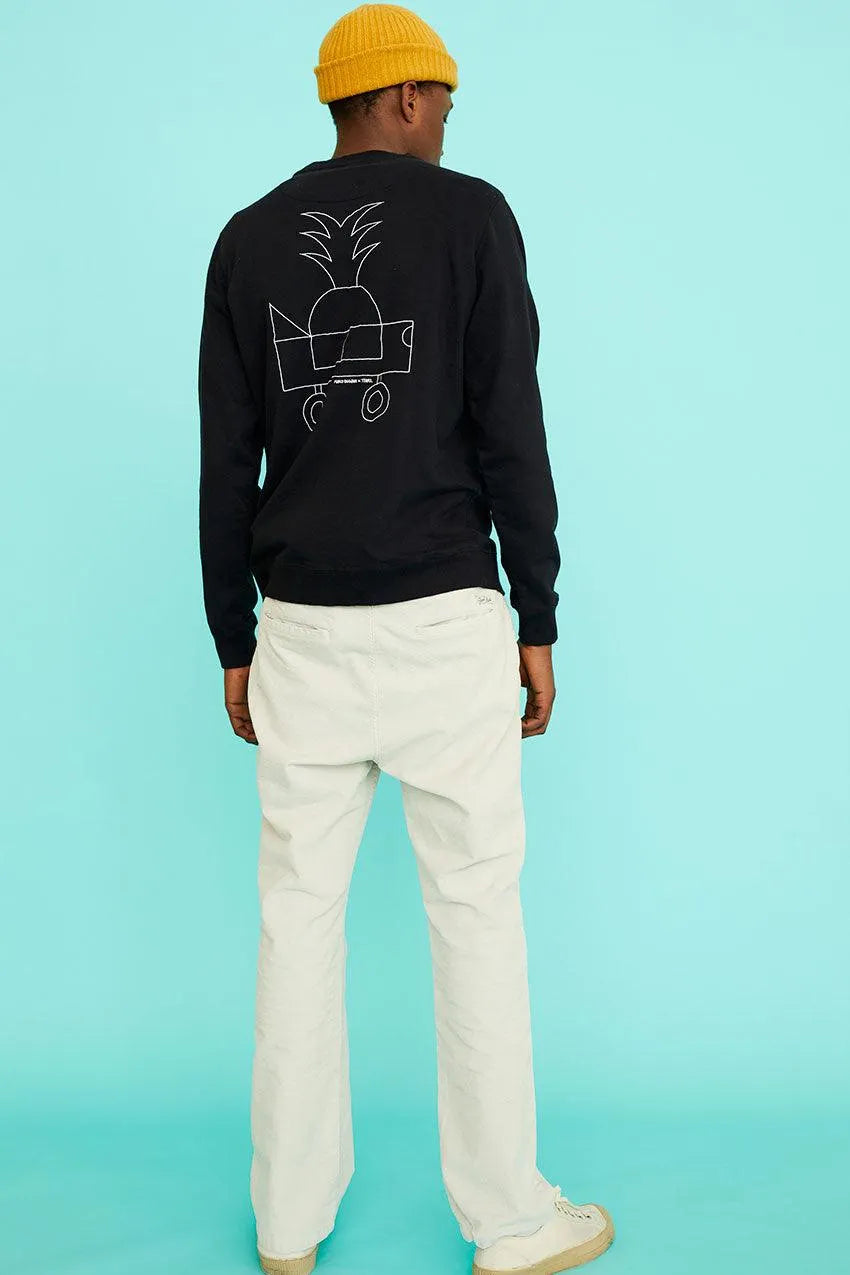 Sudadera Black Car By Oggian - ECRU