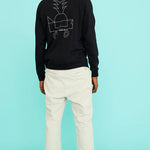 Sudadera Black Car By Oggian - ECRU