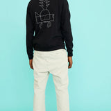 Sudadera Black Car By Oggian - ECRU