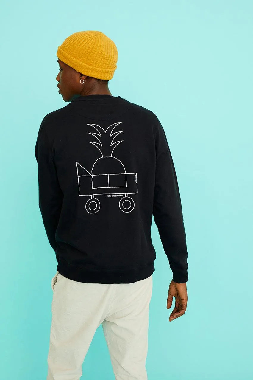 Sudadera Black Car By Oggian - ECRU