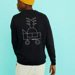 Sudadera Black Car By Oggian - ECRU