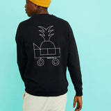 Sudadera Black Car By Oggian - ECRU