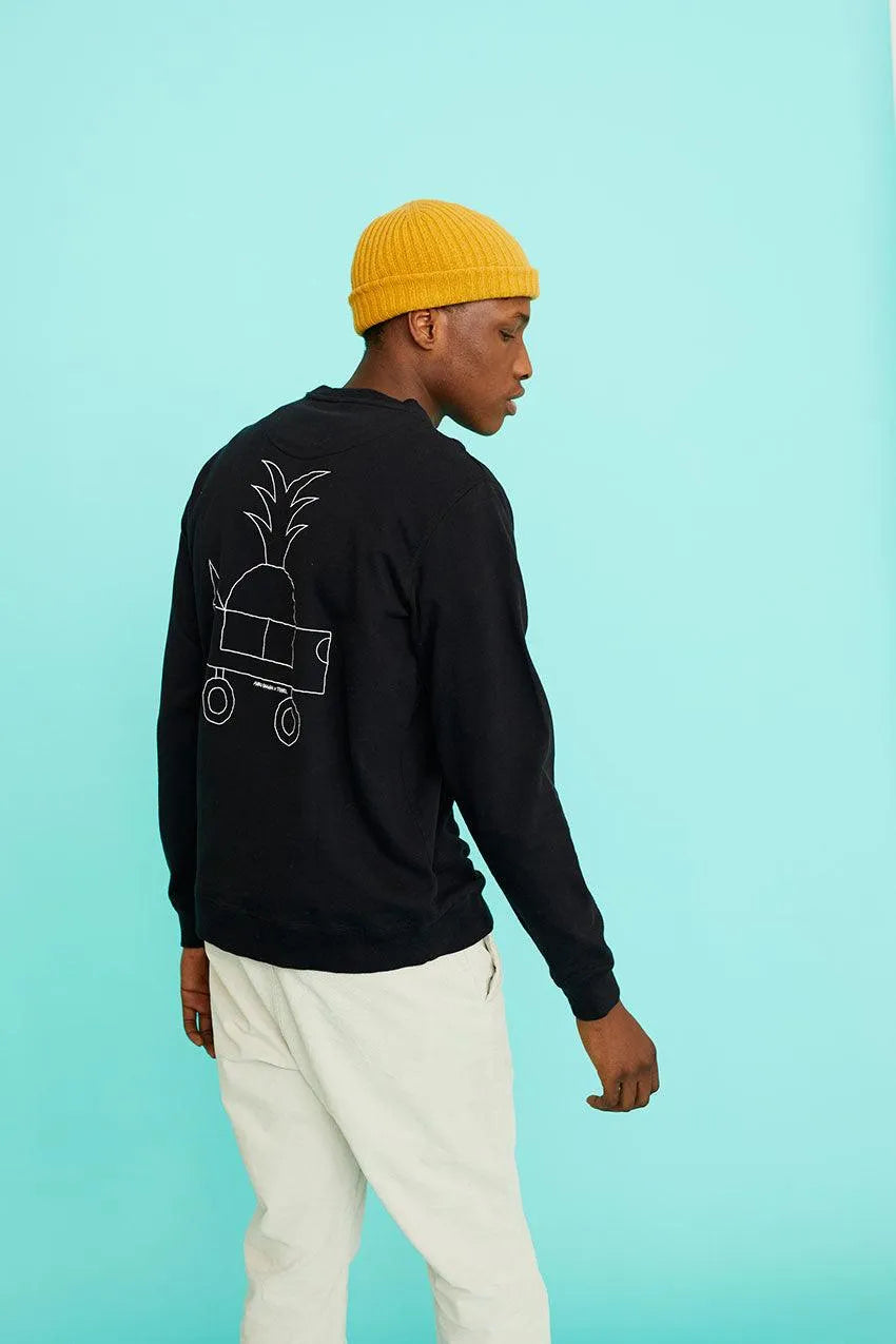 Sudadera Black Car By Oggian - ECRU