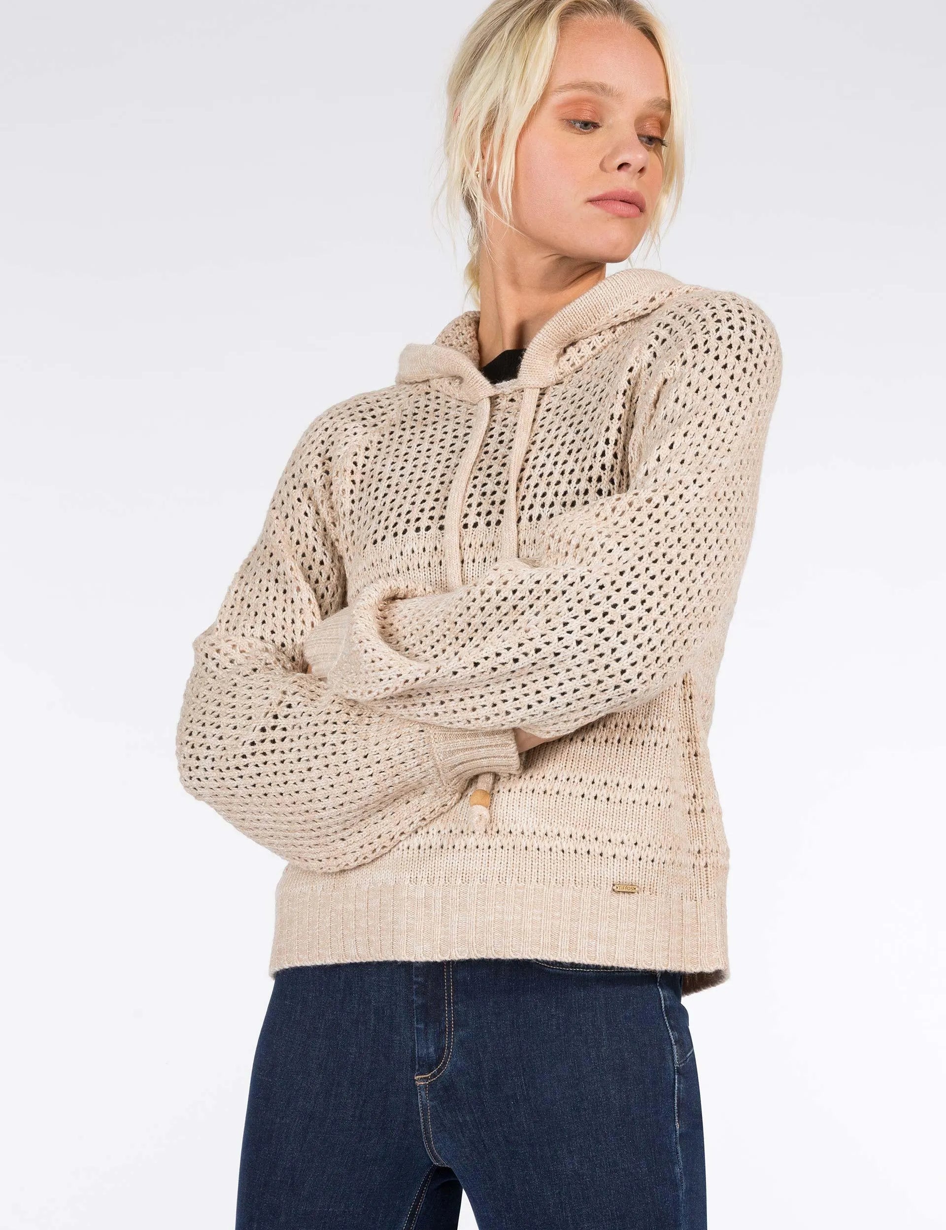 Sudadera Blossom - ECRU