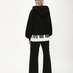 Sudadera capucha piano - ECRU