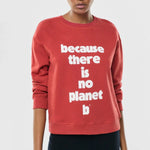 Sudadera Claim Burned Red - ECRU