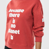 Sudadera Claim Burned Red - ECRU