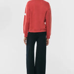 Sudadera Claim Burned Red - ECRU