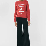 Sudadera Claim Burned Red - ECRU