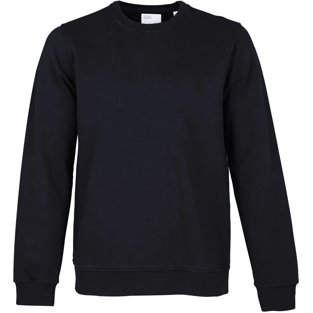 Sudadera Clásica Orgánica Deep Black - ECRU