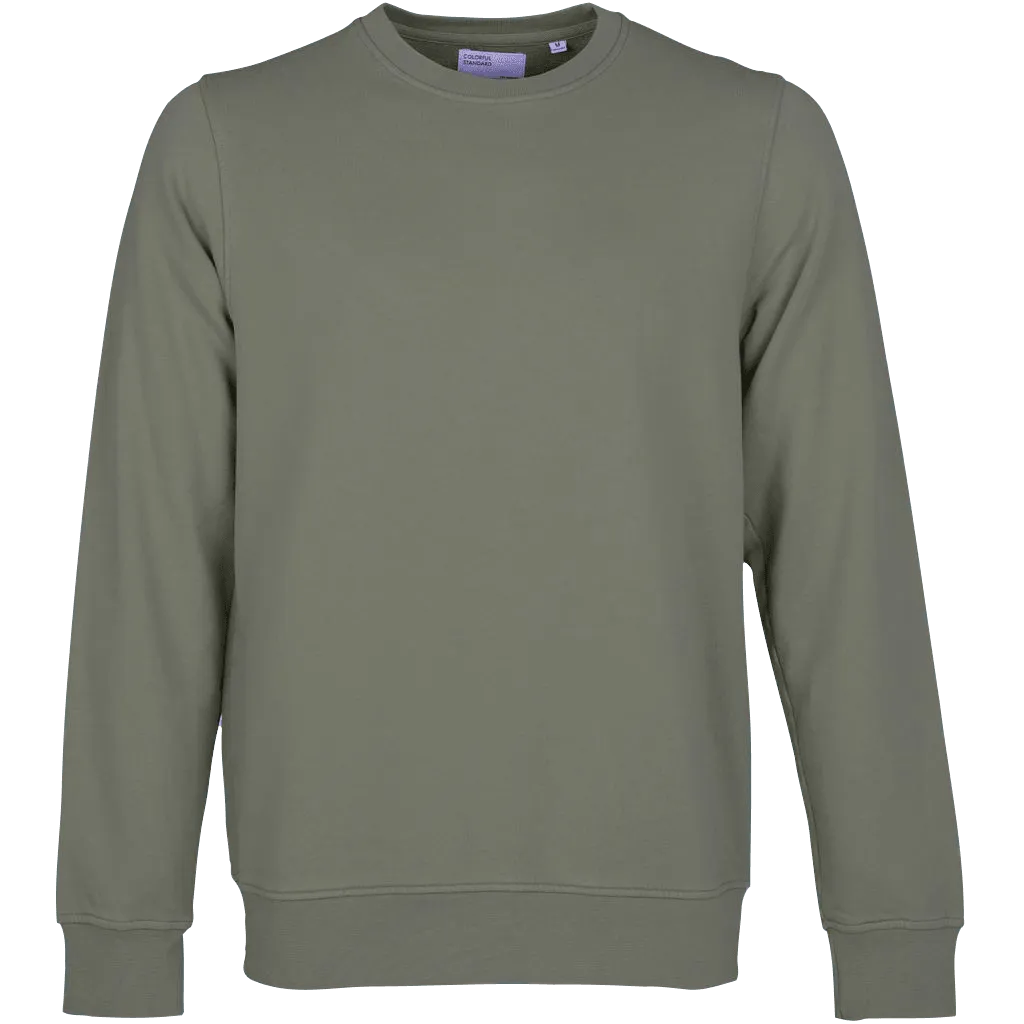 Sudadera Clásica Orgánica Dusty Olive - ECRU