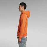 Sudadera Con Capucha Premium Core Burned Orange - ECRU