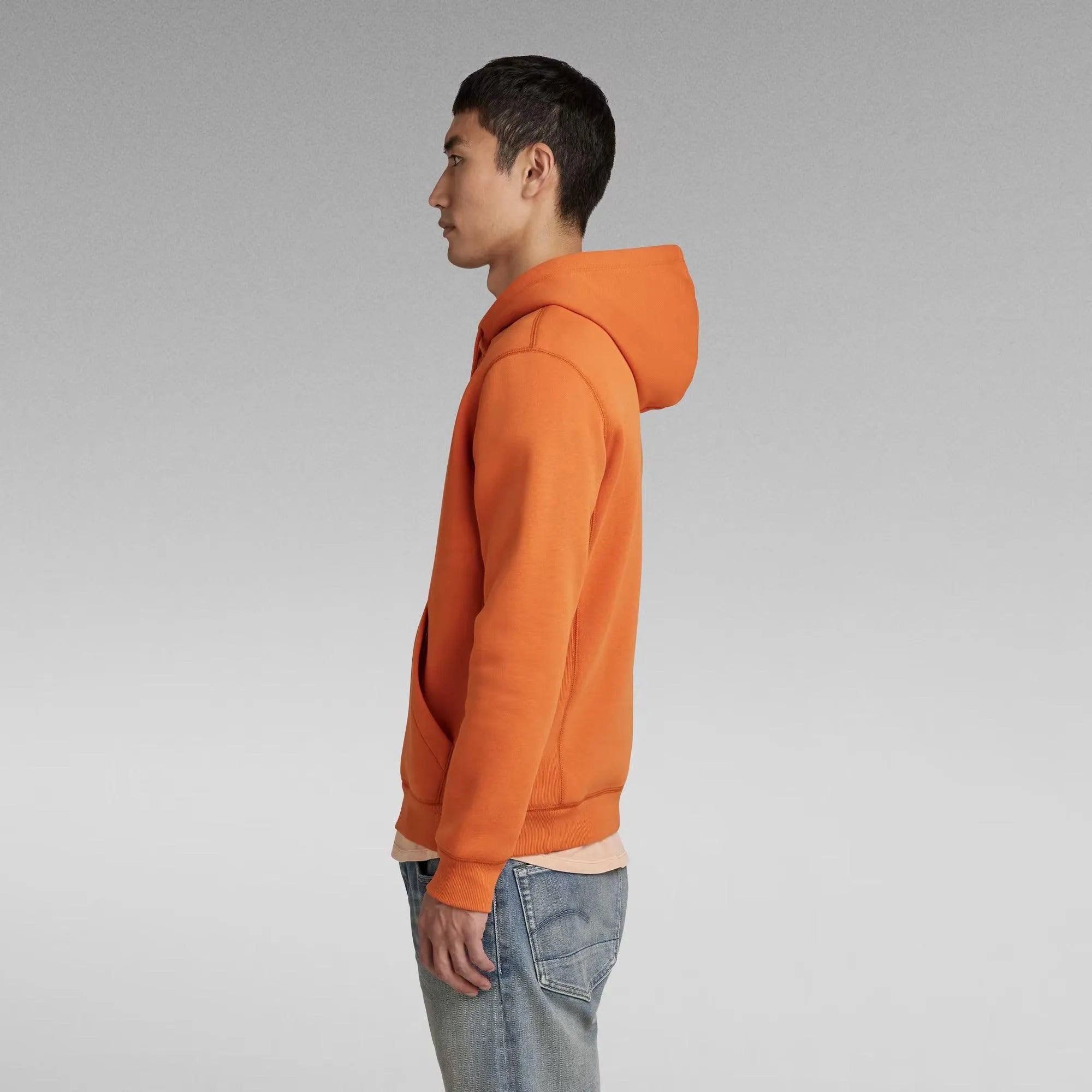 Sudadera Con Capucha Premium Core Burned Orange - ECRU