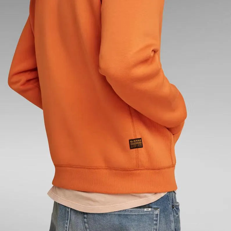 Sudadera Con Capucha Premium Core Burned Orange - ECRU