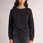 Sudadera con cordón metálico - ECRU