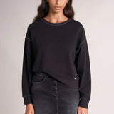 Sudadera con cordón metálico - ECRU