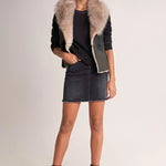 Sudadera con cordón metálico - ECRU