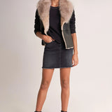 Sudadera con cordón metálico - ECRU