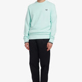 Sudadera con cuello redondo - ECRU