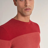 Sudadera con efecto barras - ECRU