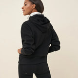 SUDADERA CON TIRAS SALSA - ECRU