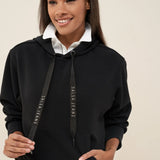 SUDADERA CON TIRAS SALSA - ECRU