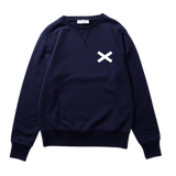 Sudadera Cross Azul - ECRU