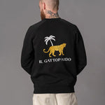 Sudadera Cunha Print Il Gattopardo Black - ECRU