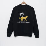 Sudadera Cunha Print Il Gattopardo Black - ECRU