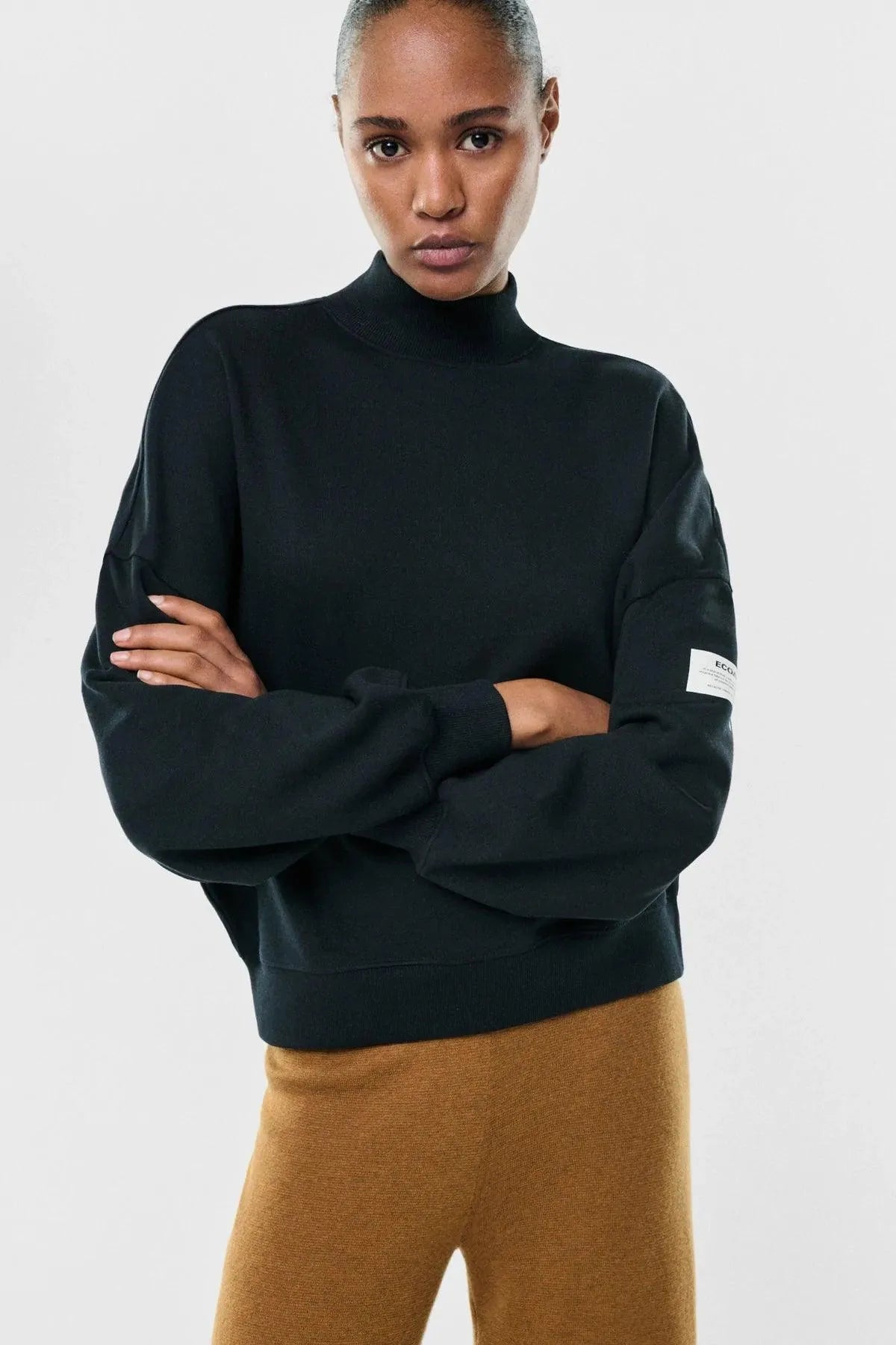 Sudadera Cycla Negra - ECRU