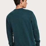 Sudadera de cuello redondo con motivo gráfico - ECRU