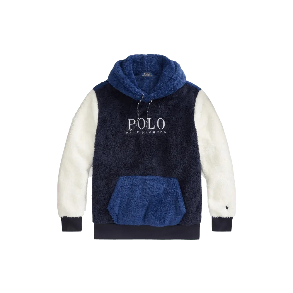 Sudadera de felpa con capucha Polo - ECRU