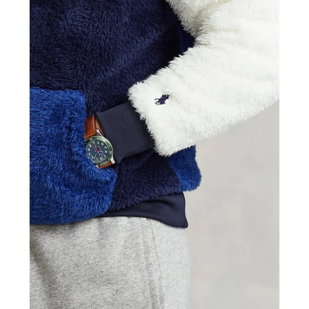 Sudadera de felpa con capucha Polo - ECRU